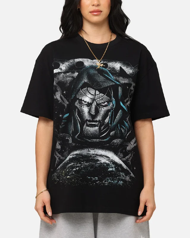 Goat Crew Marvel Doctor Doom No Rivals Heavy T-Shirt Black Welt Pockets Slit Pockets Goat Crew Marvel Doctor Doom No Rivals Heavy T-Shirt Black Welt Pockets Slit Pockets