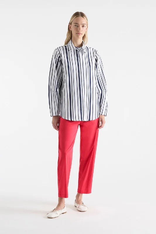 Dart Shirt in Rio F726 8445 by MELA PURDIE Terry Blend Velvet Blend Canvas Blend