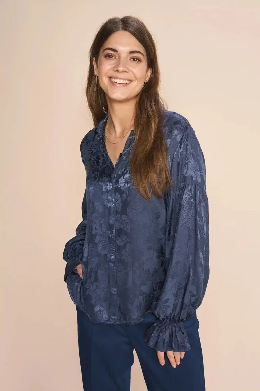 Robena Lez Shirt in Big Dipper 154600MV1 by Mos Mosh Polka Dot Checkered Tartan