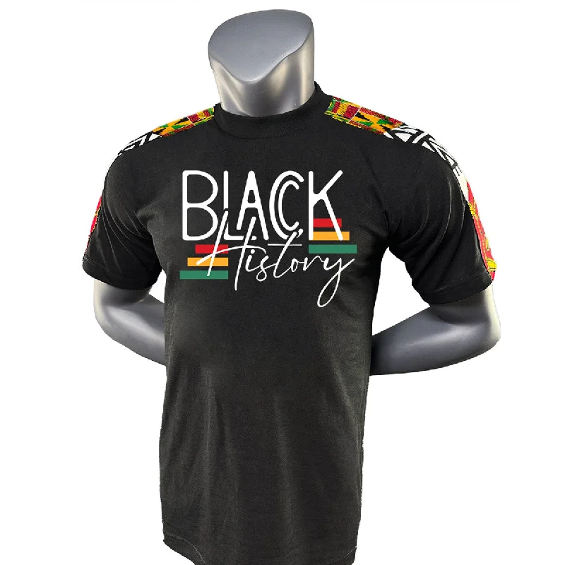 Black History Month T-shirt | African | Unisex Shirt | Black Owned Business | Cloth & Cord Seamless Knitted Crochet Black History Month T-shirt | African | Unisex Shirt | Black Owned Business | Cloth & Cord Seamless Knitted Crochet