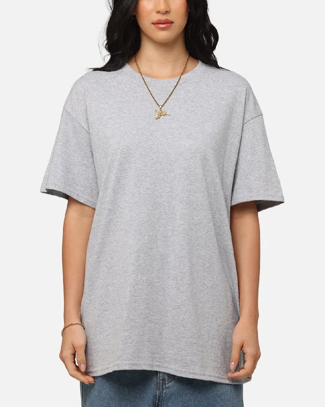 Culture Kings Basic T-Shirt Sport Grey Graphic T-Shirt Round Neck Polyester