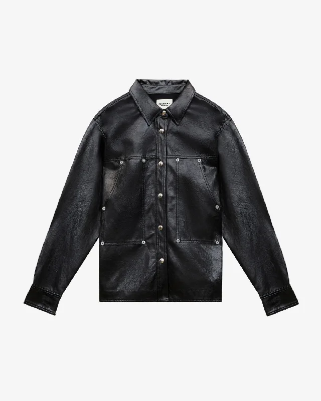 Abelia shirt Zippered Front Buttoned Front Snap Front