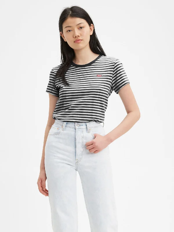 Γυναικείο t-shirt ριγέ 391850087 | 391850087 Iron Safe Non-Iron Wrinkle Free