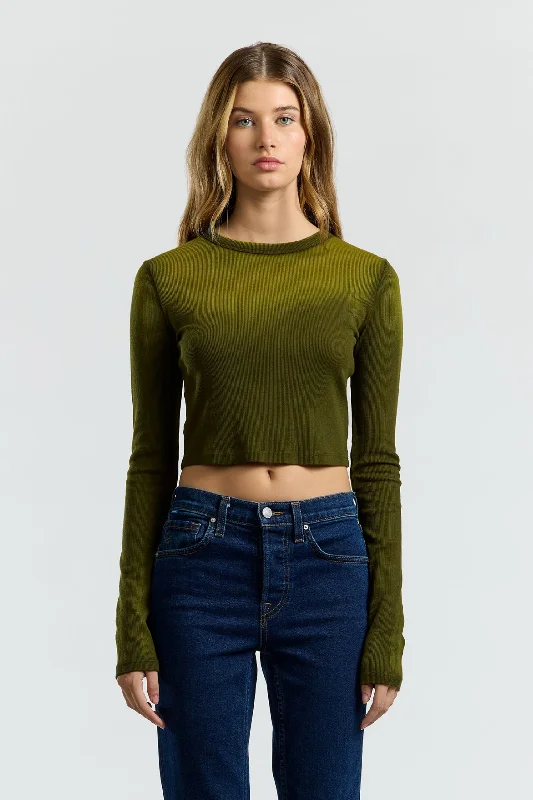 Verona Crop Shirt (Sale) Fitted T-Shirt Seamless Stretchy