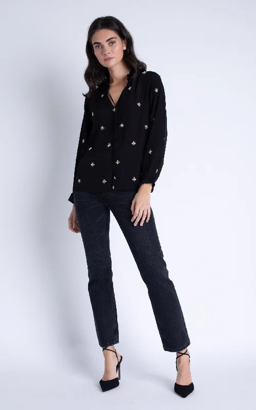 Karina Grimaldi Melissa Shirt Wool Fabric Cashmere Fabric Tweed Fabric