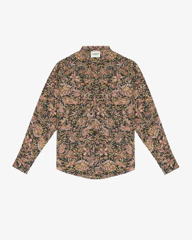 CATCHELL SHIRT Mesh Blend Leather Blend Suede Blend