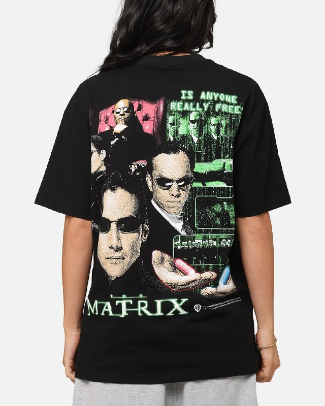 American Thrift X The Matrix Pills Heavy T-Shirt Black Cashmere Blend Cotton Blend Poly Blend American Thrift X The Matrix Pills Heavy T-Shirt Black Cashmere Blend Cotton Blend Poly Blend