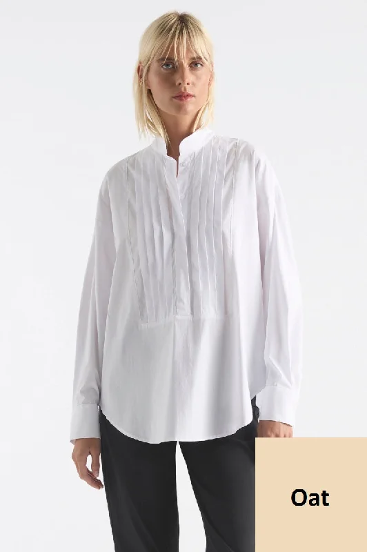 Last one - Tux Shirt in Oat Size 24 Only - F65 8240 by Mela Purdie Zippered Front Buttoned Front Snap Front Last one - Tux Shirt in Oat Size 24 Only - F65 8240 by Mela Purdie Zippered Front Buttoned Front Snap Front