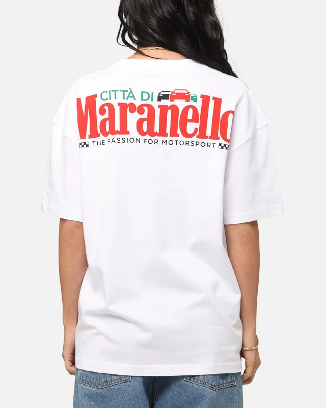 Goat Crew Marenello T-Shirt White Chenille Blend Fleece Blend Nylon Blend