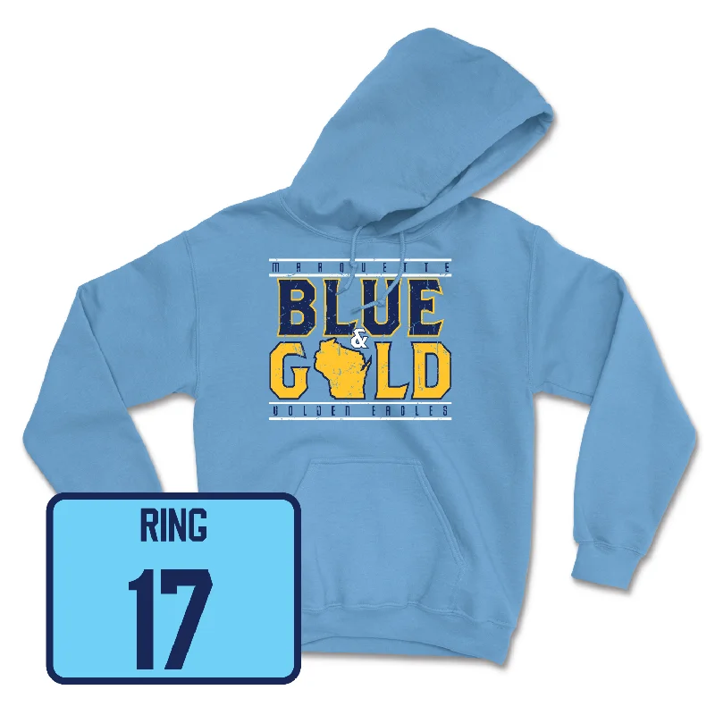 Championship Blue Women's Volleyball State Hoodie - Sienna Ifill Cotton Hoodie Fleece Lining Warmth