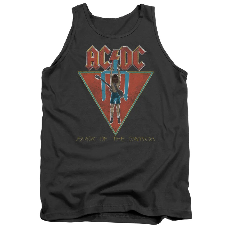 AC/DC Impressive Tank Top, Flick of the Switch navy tank top