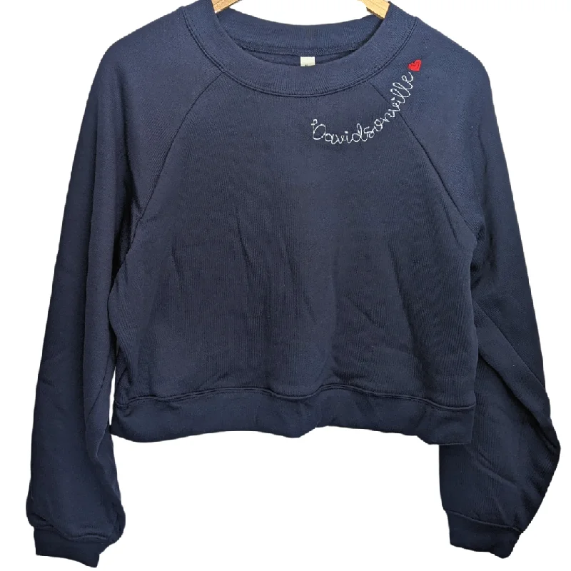 DAVIDSONVILLE NAVY SWEATSHIRT Hoodie with Full-Zip Functional Layering