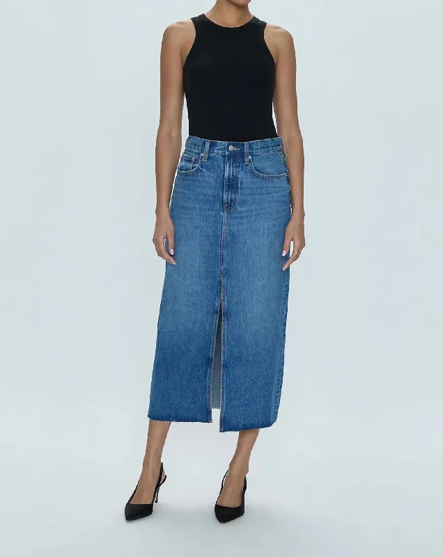 Alice Midi Skirt In Maui midi skirt versatile
