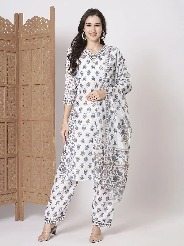 Grey Designer Readymade Pant Suit With Embroidery Printed Work Elegant Trouser Pants