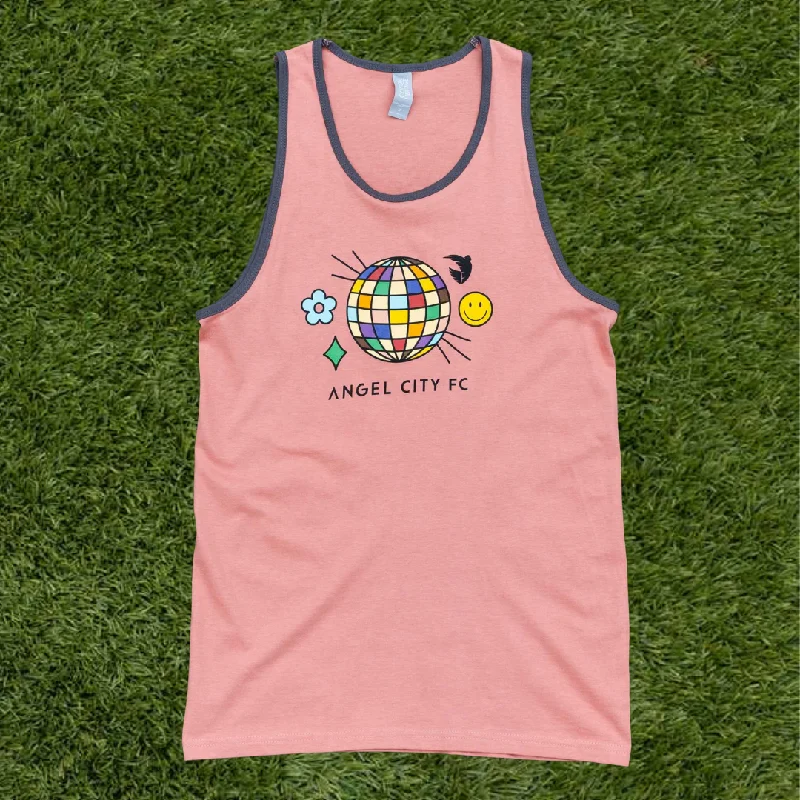 Angel City FC Pride 2023 Unisex Sol Rosa Disco Tank cropped tank top