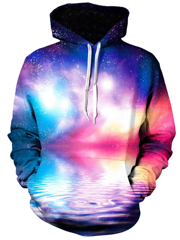 Ripple in Space Unisex Hoodie Hoodie with Emblem Brand Identity