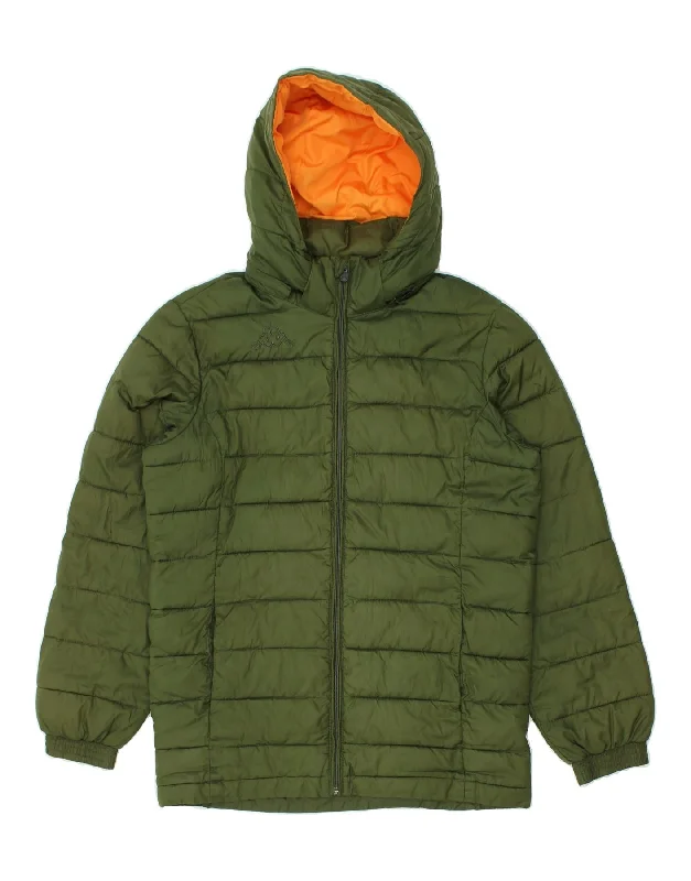 KAPPA Womens Hooded Padded Jacket UK 10 Small Green Polyester Nylon Jacket Polyester Jacket Spandex Jacket KAPPA Womens Hooded Padded Jacket UK 10 Small Green Polyester Nylon Jacket Polyester Jacket Spandex Jacket