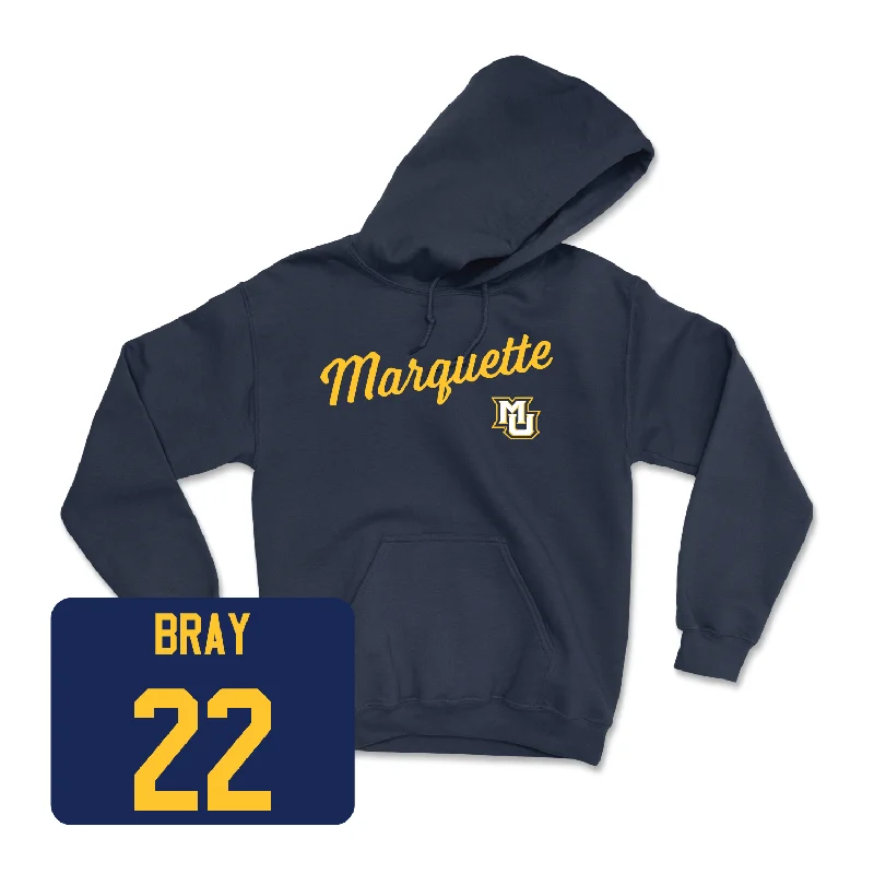 Navy Women's Volleyball Script Hoodie - Adriana Studer Hoodie with Logo Branding Identity Navy Women's Volleyball Script Hoodie - Adriana Studer Hoodie with Logo Branding Identity