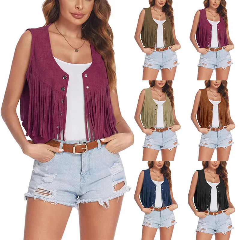 LionVII Sleeveless Crop Vest Jacket Button Front Coat Plaid Jacket Tartan Jacket Houndstooth Jacket LionVII Sleeveless Crop Vest Jacket Button Front Coat Plaid Jacket Tartan Jacket Houndstooth Jacket