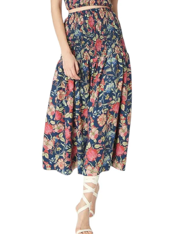 Libby Skirt In French Tulip pencil skirt chic