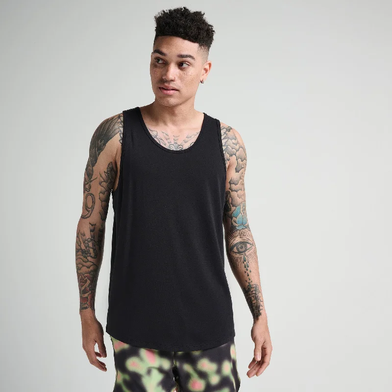 FRAGMENT PERFORMANCE TANK lace tank top