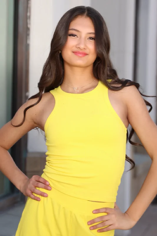Genuine Tank - Lemon - FINAL SALE essential tank top