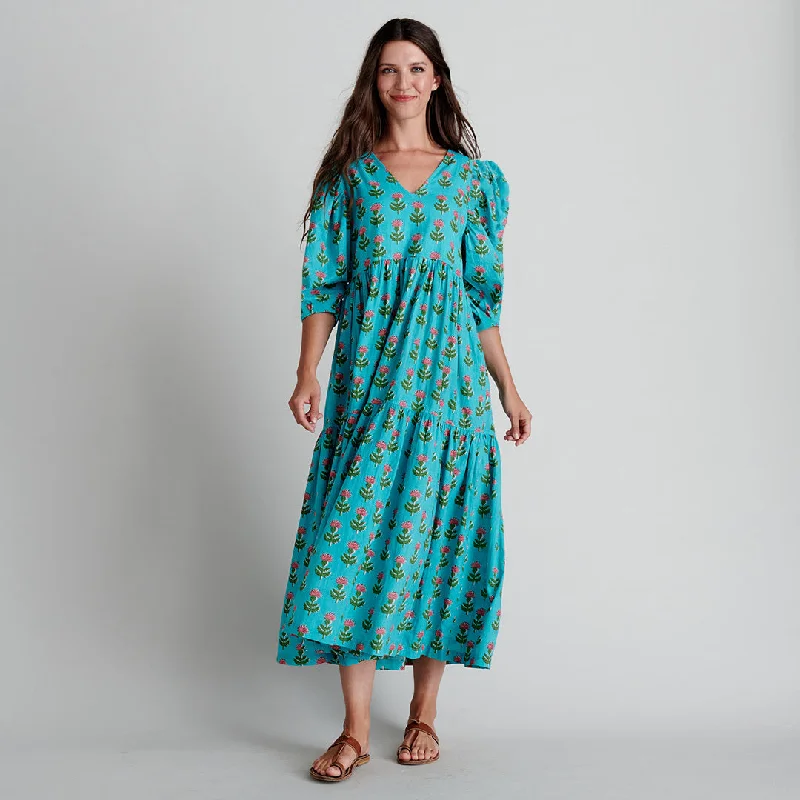 Womens Maribelle Dress - Blue Cornflower Tunics Sophisticated sleek