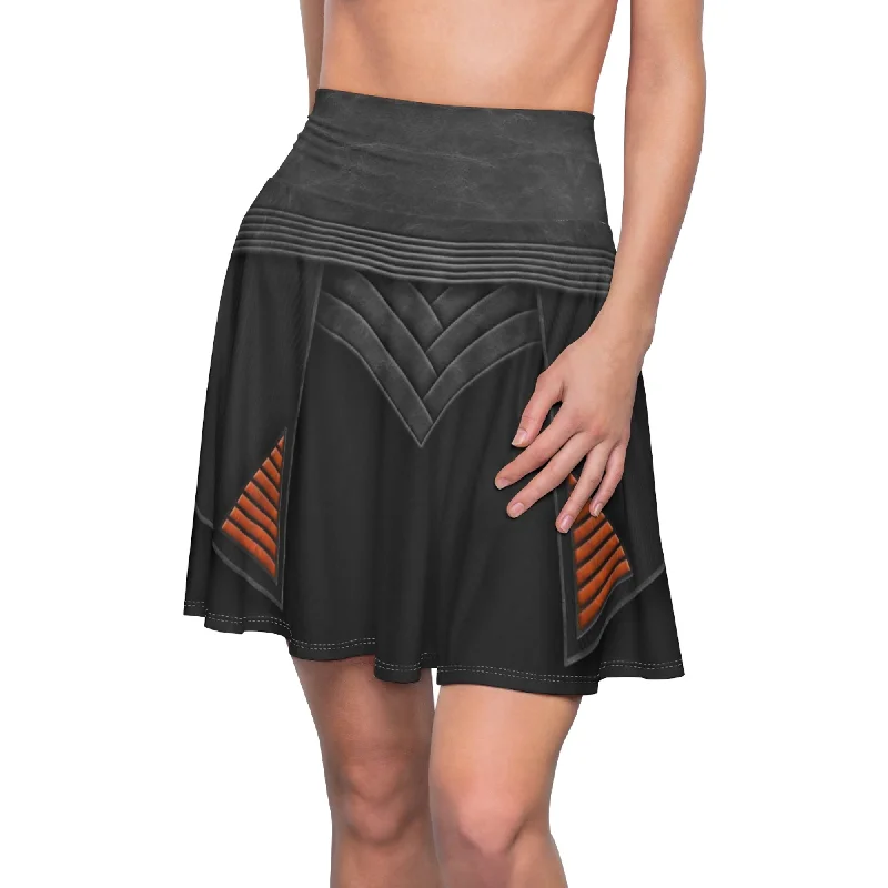 Fennec Shand Skirt, Star Wars Costume silk skirt lustrous