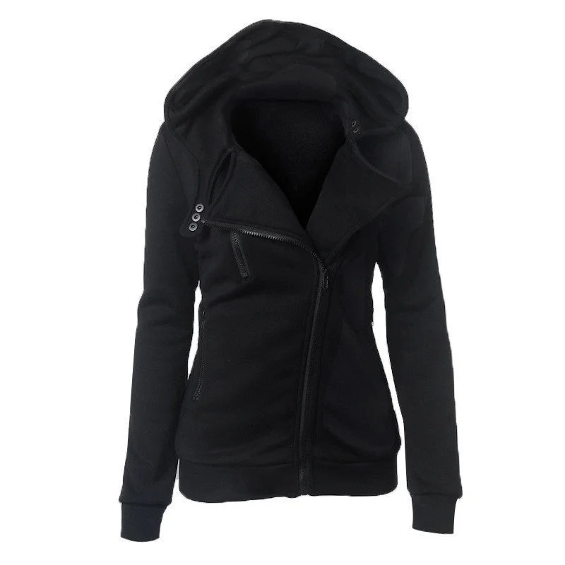 Fashion Women Suit Casual Long Sleeve Hoodies Shirts Hoody Sweatshirts Female Hoodie Outside Woman Hoodie with Longline Fit Extended Stylish