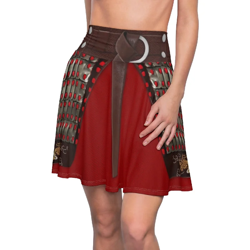 Mulan Red Hanfu Skirt, Mulan Live Action Costume cashmere skirt soft