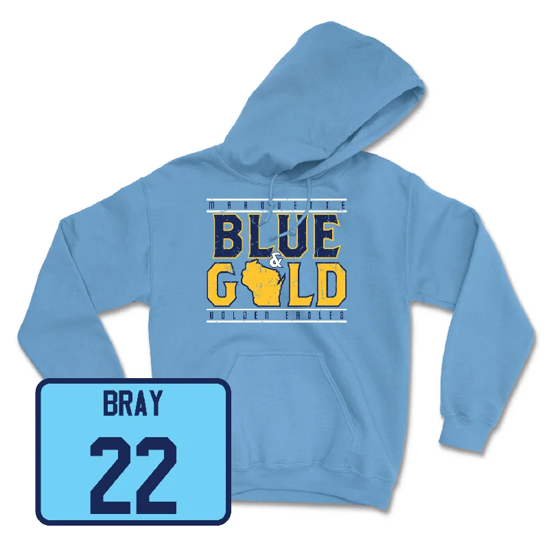 Championship Blue Women's Volleyball State Hoodie - Adriana Studer Hoodie with Typography Text Message Championship Blue Women's Volleyball State Hoodie - Adriana Studer Hoodie with Typography Text Message