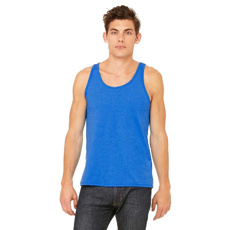 Bella + Canvas Unisex True Royal Jersey Tank v-neck tank top
