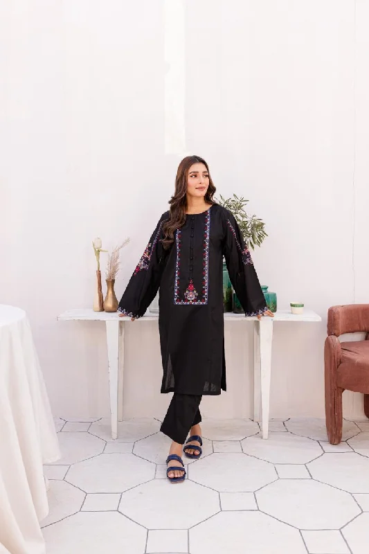 Lawn 2PC Embroidered Dress- 1008 Tunics Solid Classic