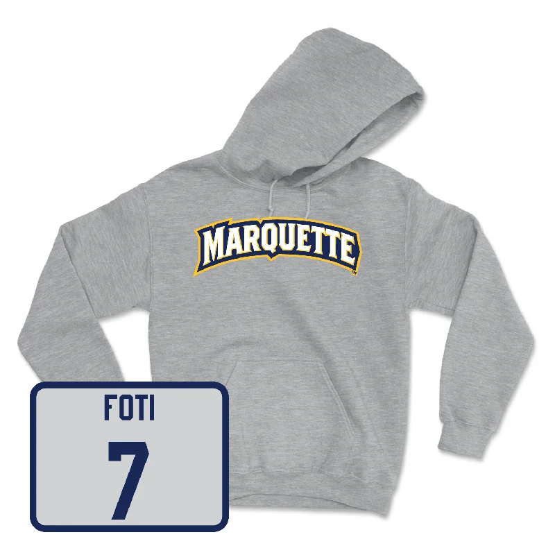 Sport Grey Women's Volleyball Wordmark Hoodie - Jenna Reitsma Hoodie with Gradient Ombre Colorful