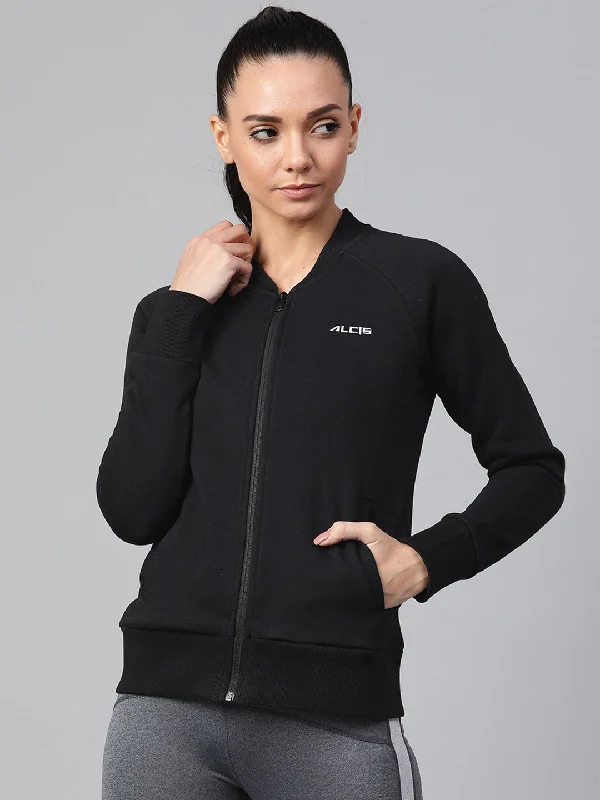 Alcis Women Black Solid Lightweight Sporty Jacket Herringbone Jacket Houndstooth Jacket Plaid Jacket Alcis Women Black Solid Lightweight Sporty Jacket Herringbone Jacket Houndstooth Jacket Plaid Jacket