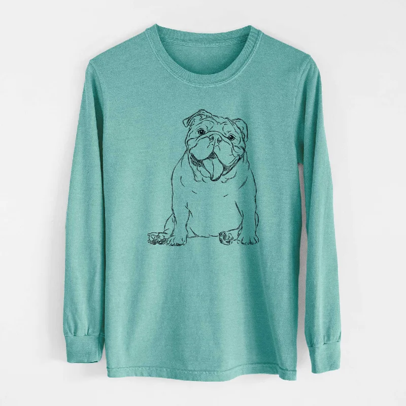 Bare Tank the English Bulldog - Heavyweight 100% Cotton Long Sleeve boho tank top