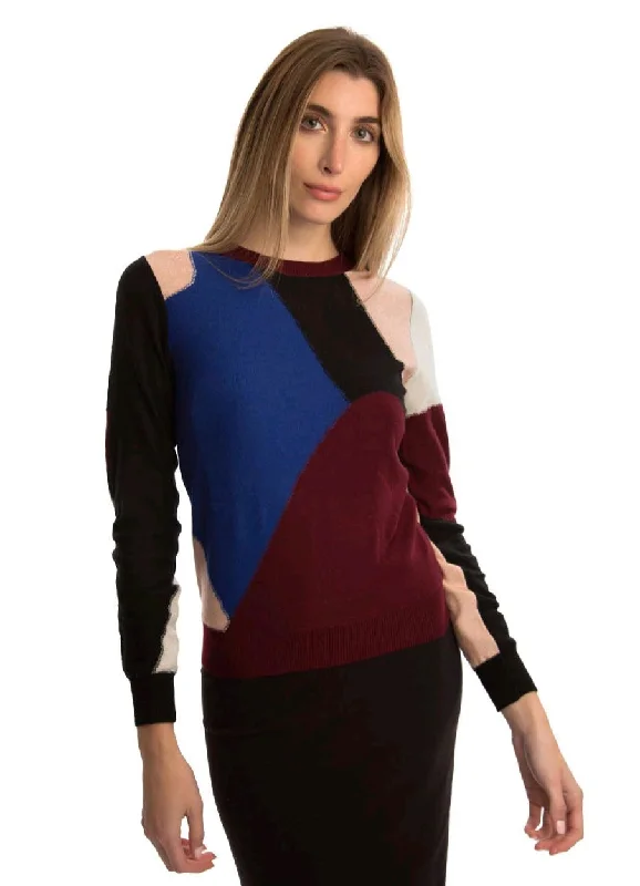 Draw 8187614 Ladies Sweater Cashmere Blend Cotton Blend Poly Blend