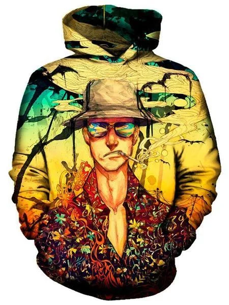 Fear and Loathing Hoodie Hoodie with Cropped Fit Short Trendy