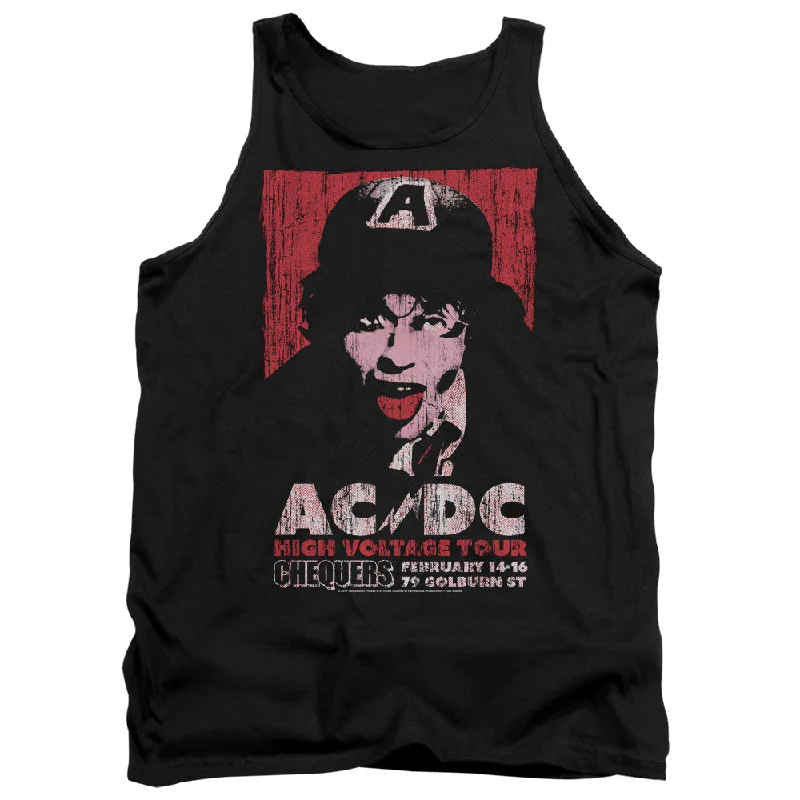 AC/DC Impressive Tank Top, High Voltage Tour seamless tank top