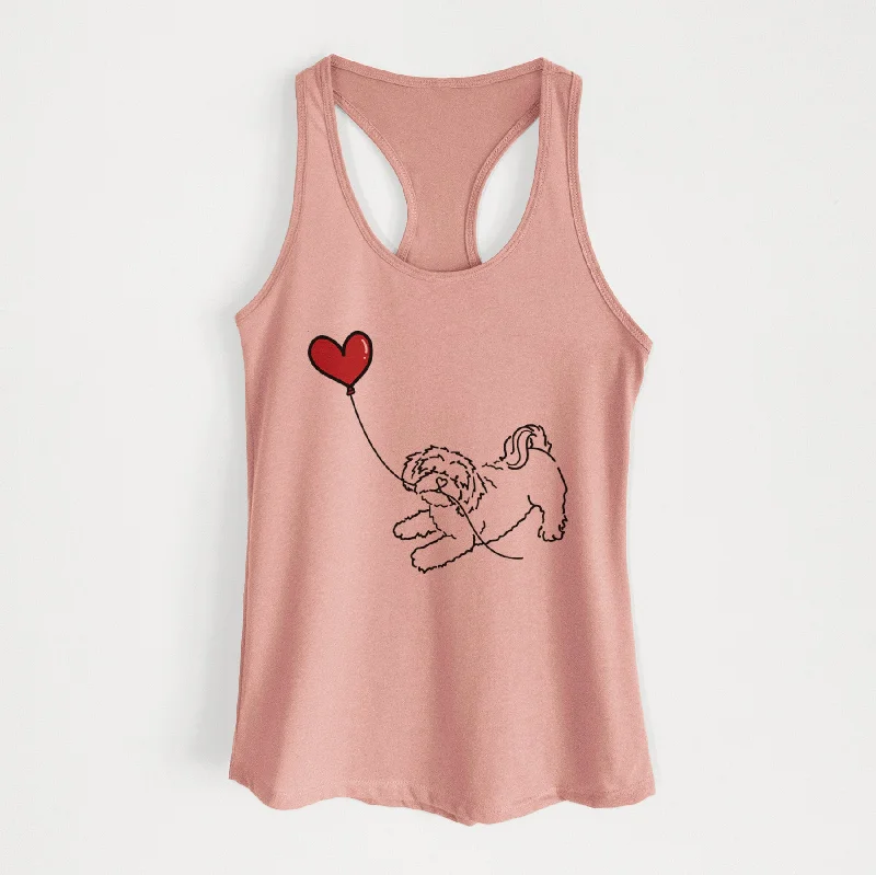 Shihpoo Heart String - Women's Racerback Tanktop v-neck tank top