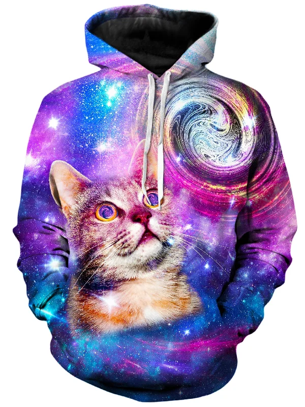 Amazed Cat Hoodie Hoodie Dress Longline Feminine