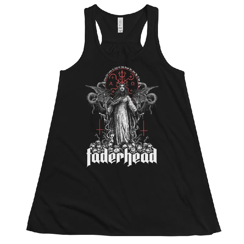 HALO (WITCHY DESIGN) Flowy Racerback Tank Top Women coral tank top