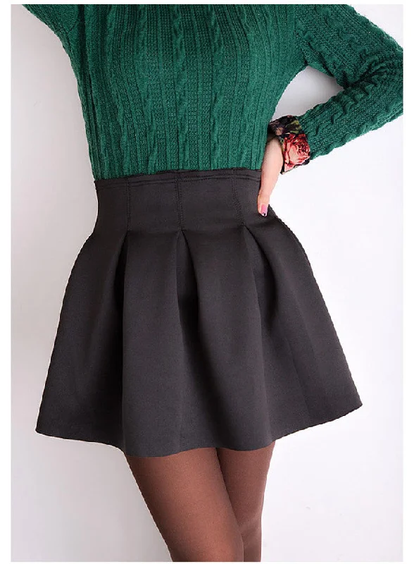 black skirt