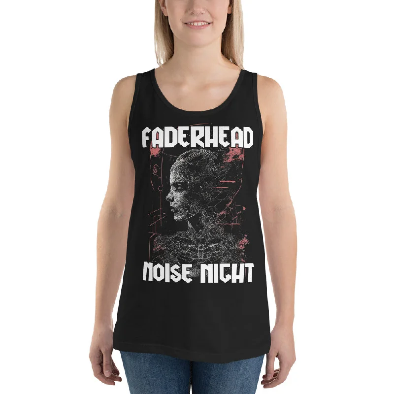 NOISE NIGHT CYBORG Tank Top Women lime green tank