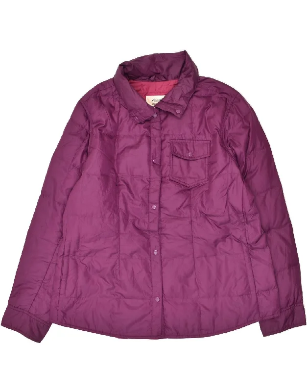 EDDIE BAUER Womens Padded Jacket UK 20 2XL Pink Polyester Ribbed Jacket Pleated Jacket Ruffled Jacket EDDIE BAUER Womens Padded Jacket UK 20 2XL Pink Polyester Ribbed Jacket Pleated Jacket Ruffled Jacket