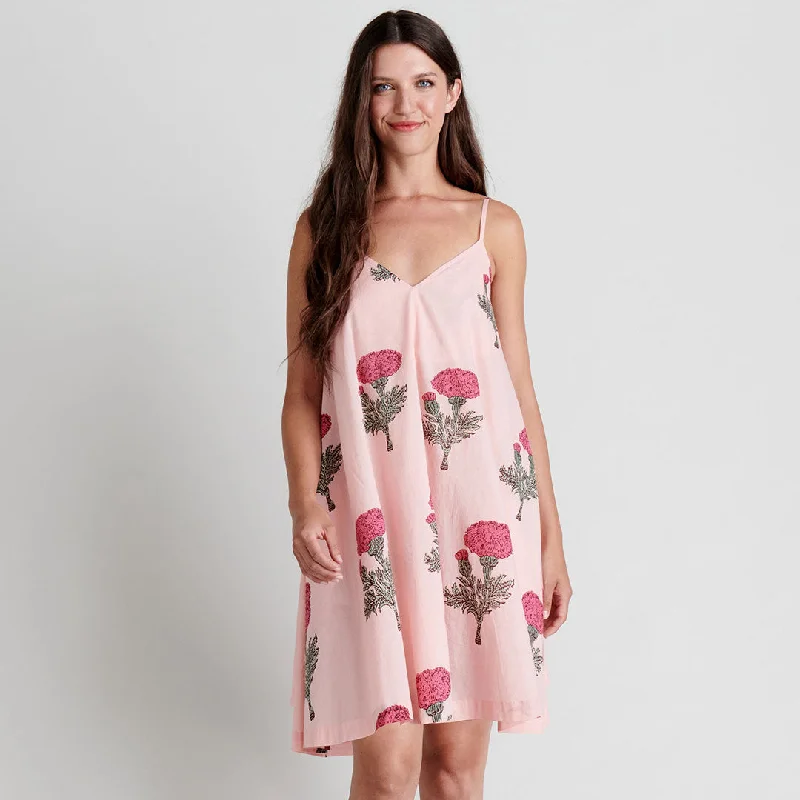 Womens Short Sterralda Dress - Blush Marigold Tunics Practical easy-care