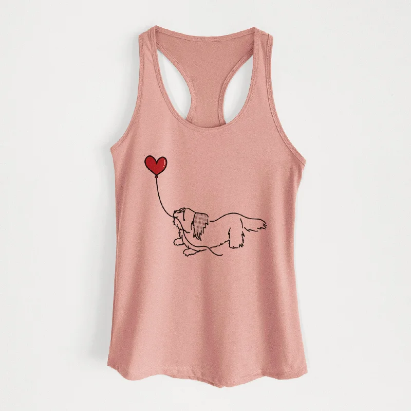 Skye Terrier Heart String - Women's Racerback Tanktop scoop neck tank