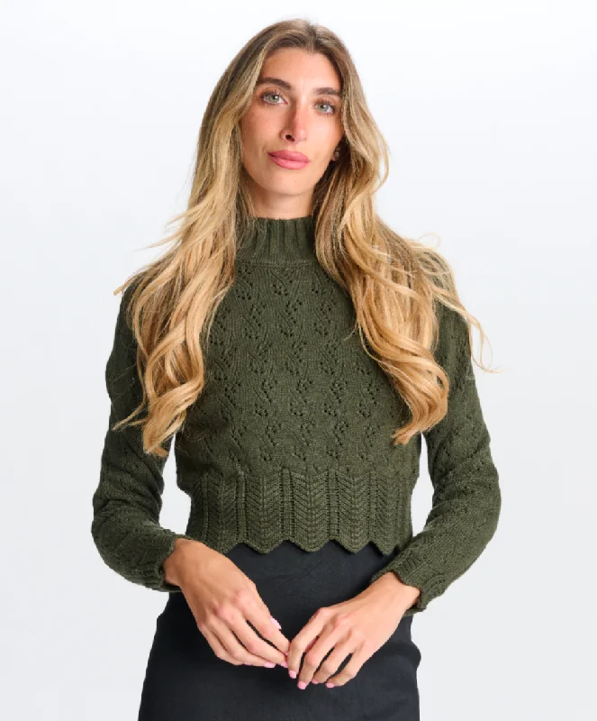 OOTD Cropped Sweater Stylish Fashionable Trendy