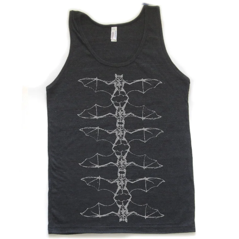 Bats : unisex tri-blend tank coral tank top