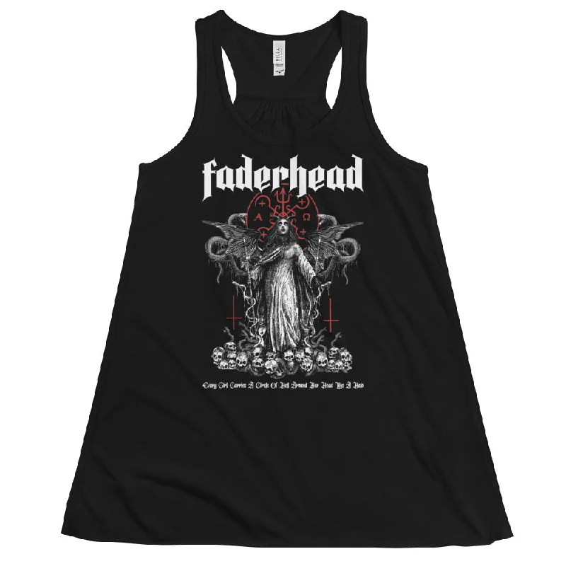 HALO (CLASSIC DESIGN) Flowy Racerback Tank Top Women teal tank top